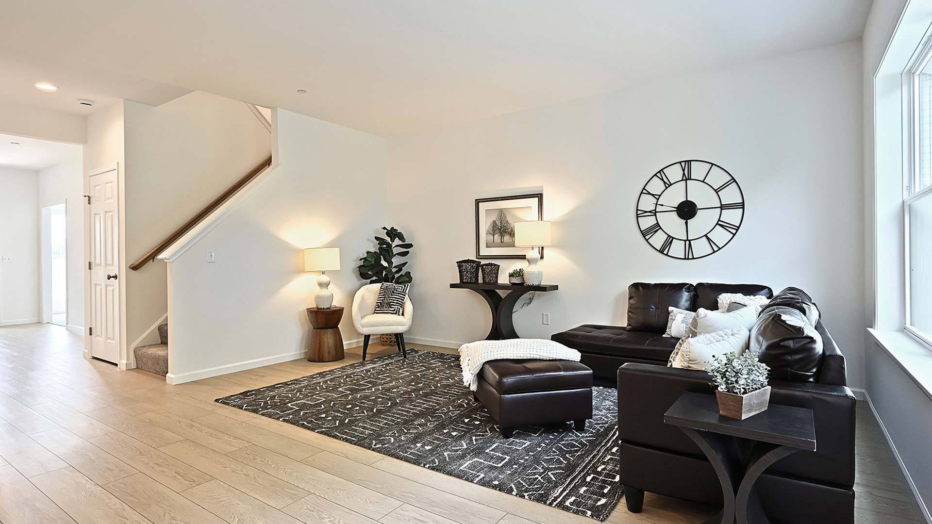 Open Living Spaces in New Townhome in Copper Ridge