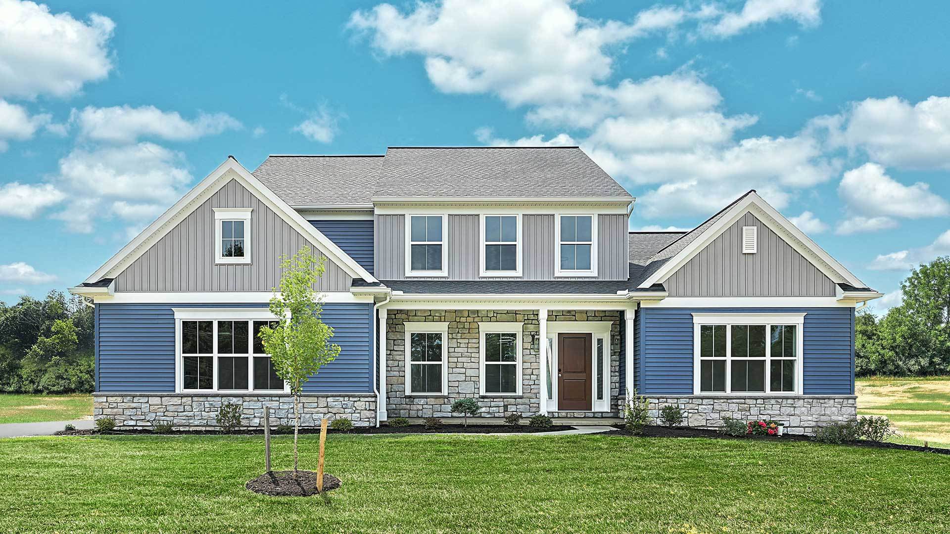 Westbrooke Exterior of Home with Side Entry Garage