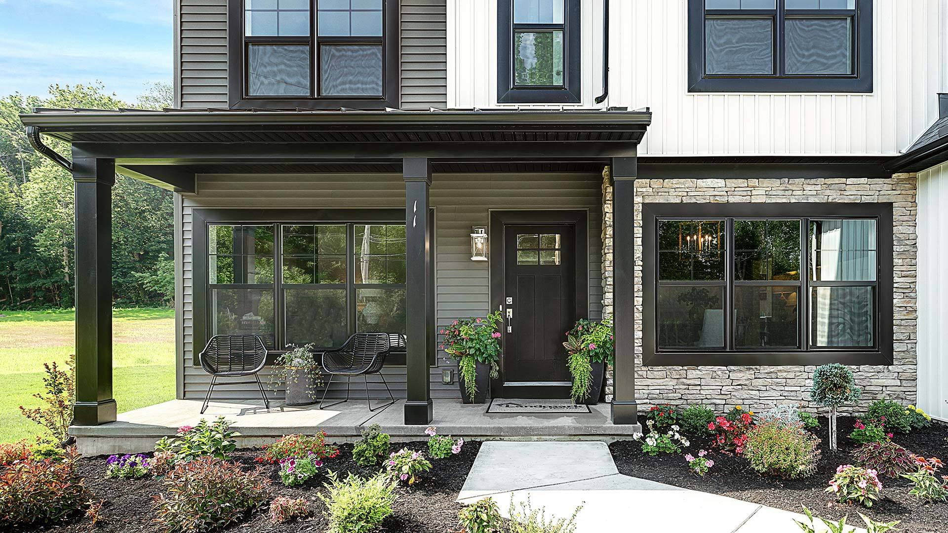 Front porch of the Kingston New Home in Lebanon PA