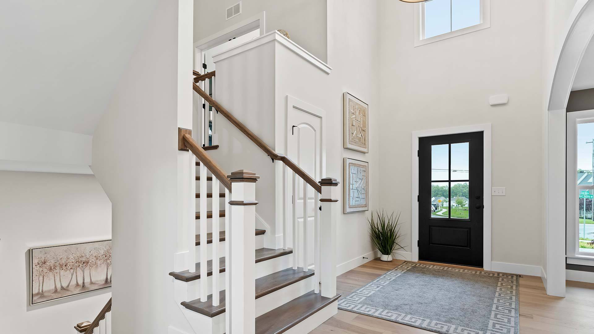 2-Story Foyer in the Sullivan Custom Home Plan in Hawk Valley Estates Lancaster County PA