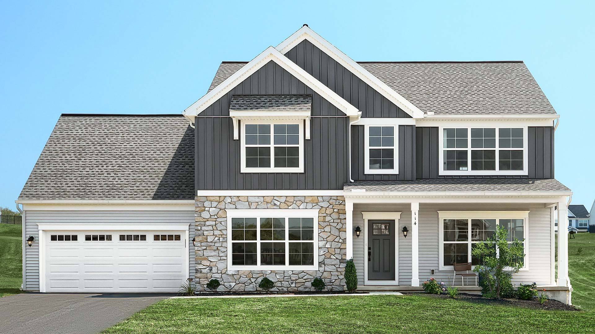 Exterior of a Huntington New Construction Home in Carlisle PA