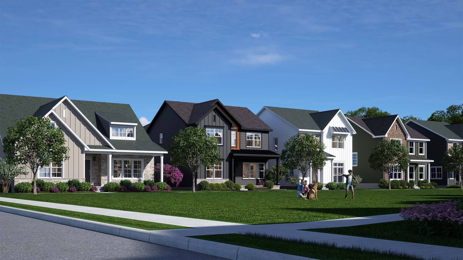 Rendering of Susquehanna Union Green New Home Community in Harrisburg PA