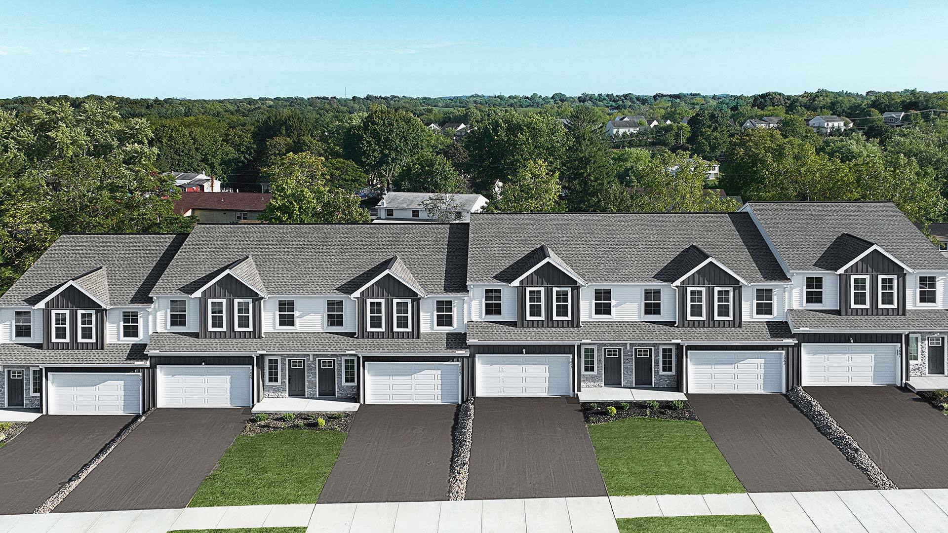 View of Trees from New Townhomes at The Townes at Briar Creek