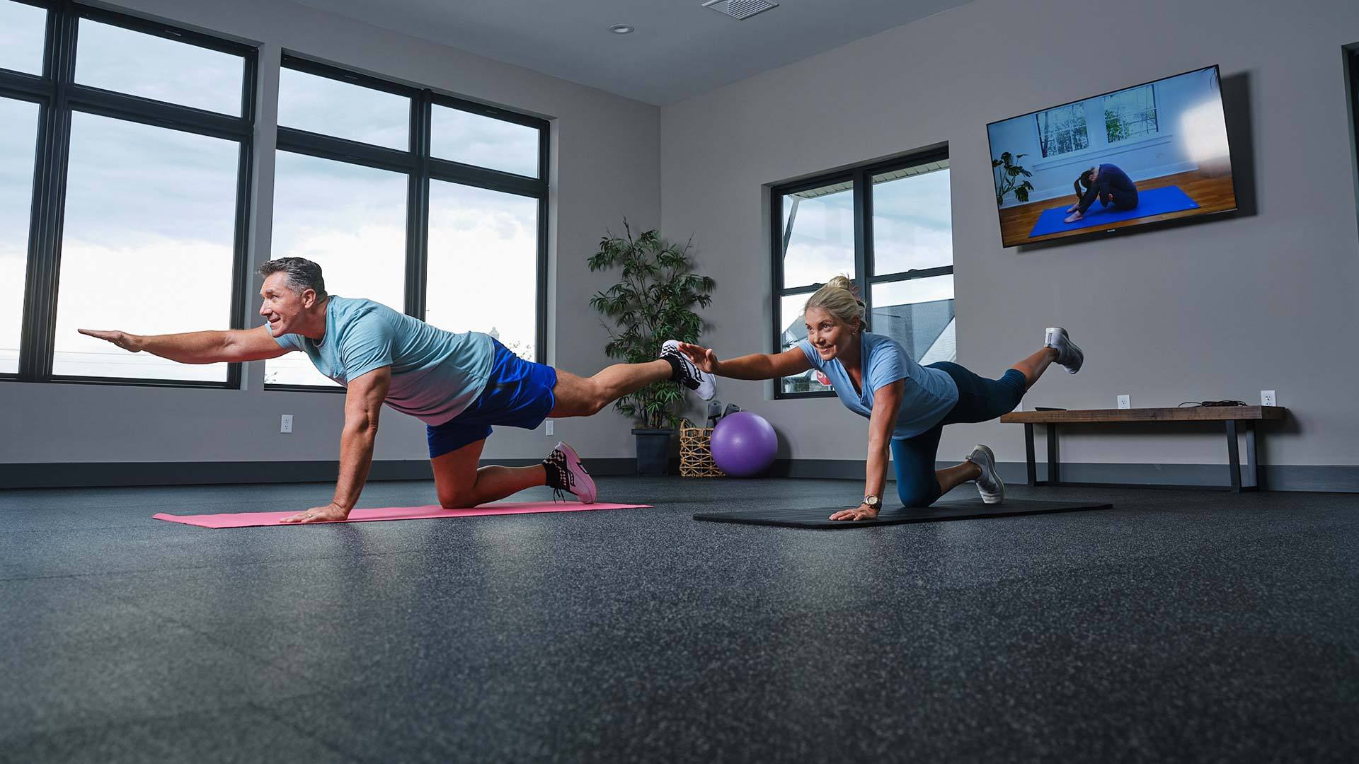 Group Exercise Room at Winding Creek 55+ Community in Annville PA
