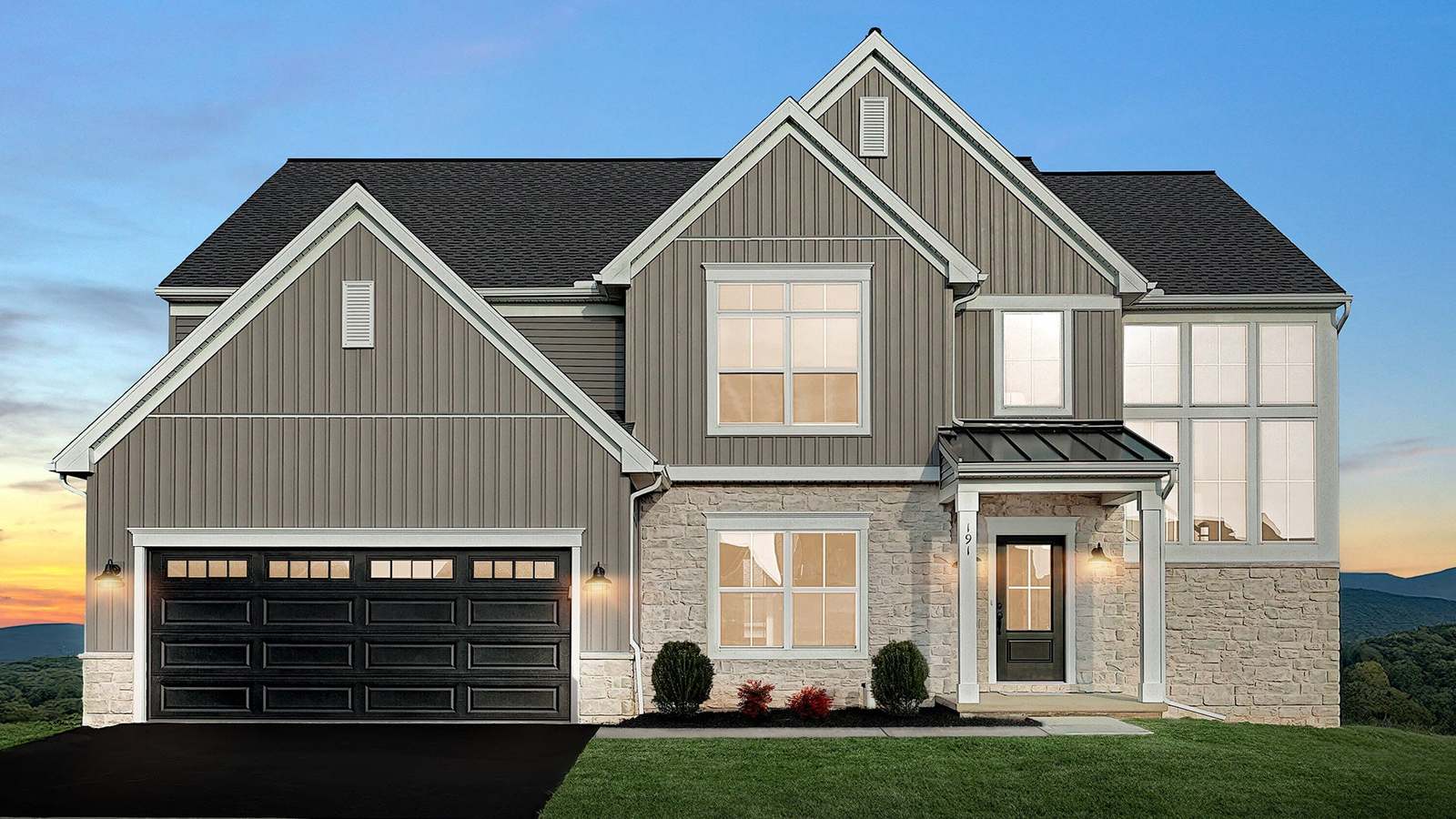 Logan Customizable Home Plan in Lancaster County PA's Wyndale New Home Community