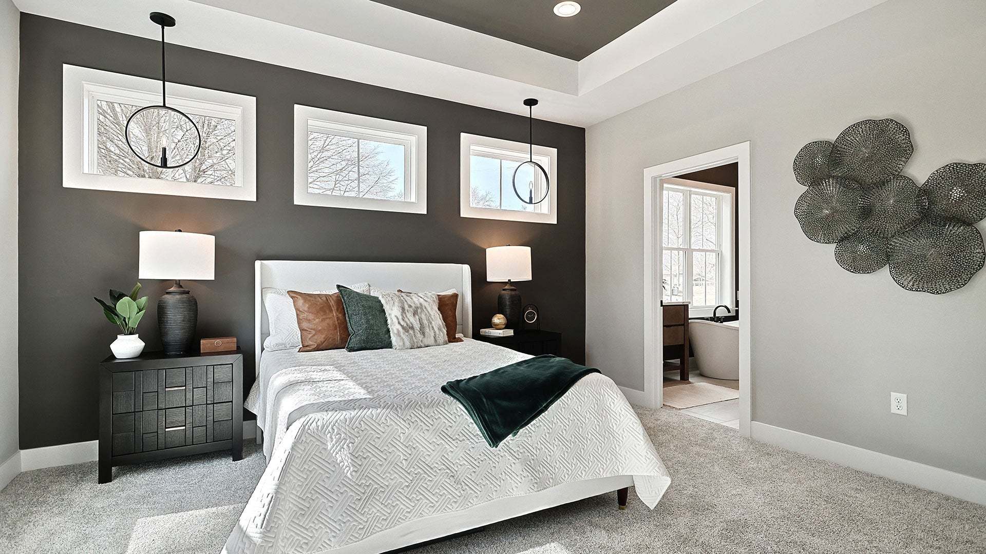 Westbrooke Primary Suite with Painted Tray Ceiling in Lititz PA New Home