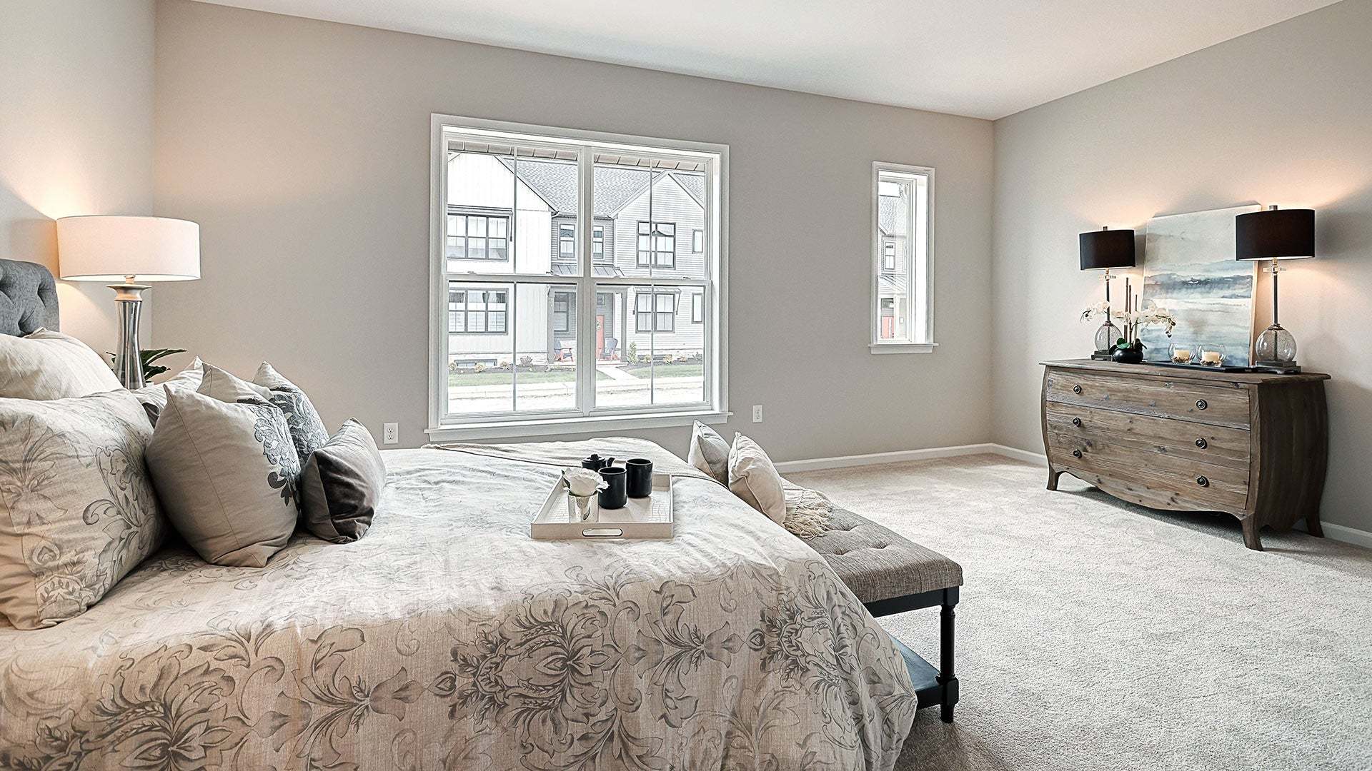 Primary Bedroom in the Sutton Townhome for Sale in Mechanicsburg PA