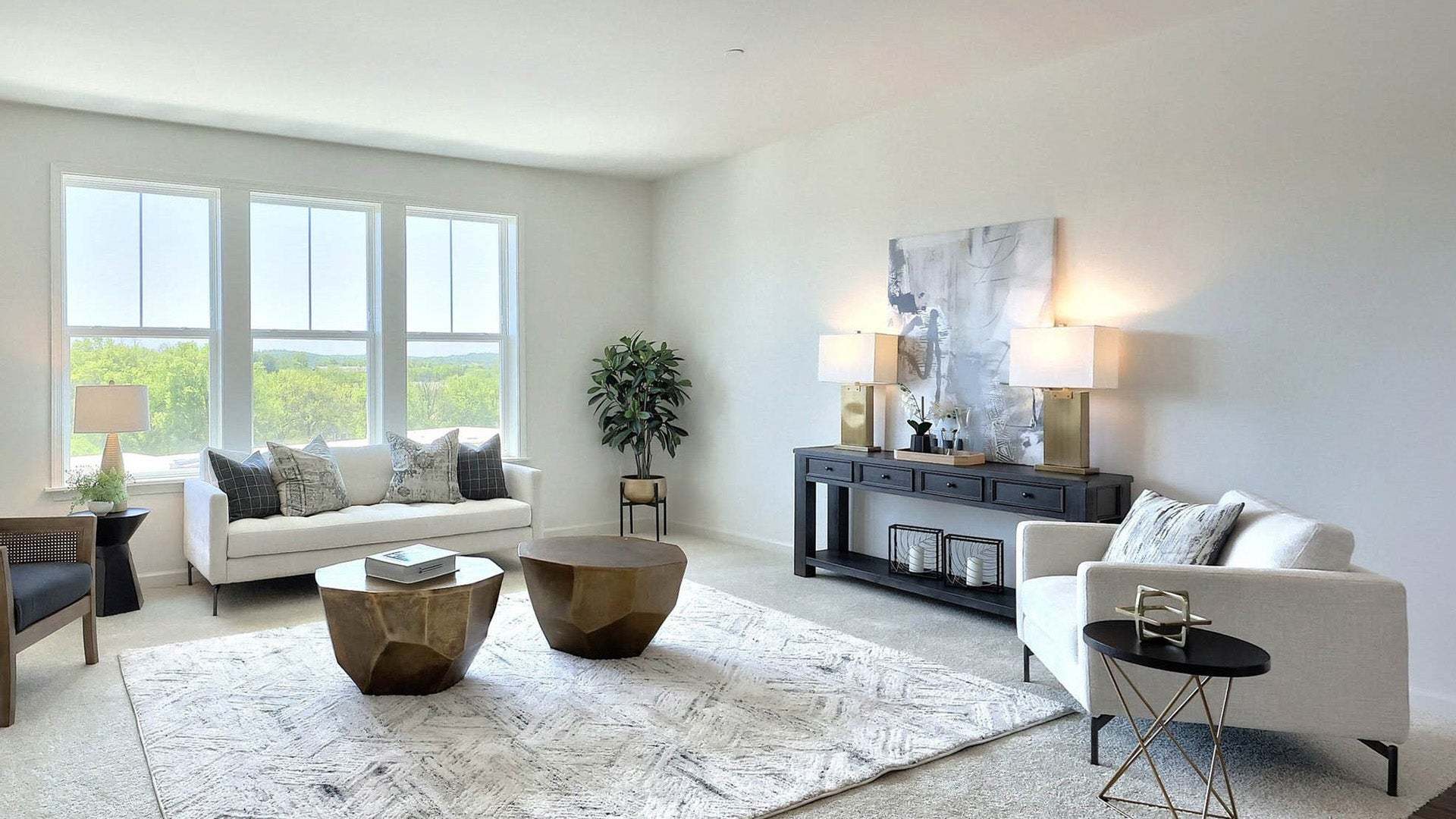 Living Room in New Townhome for Sale York PA