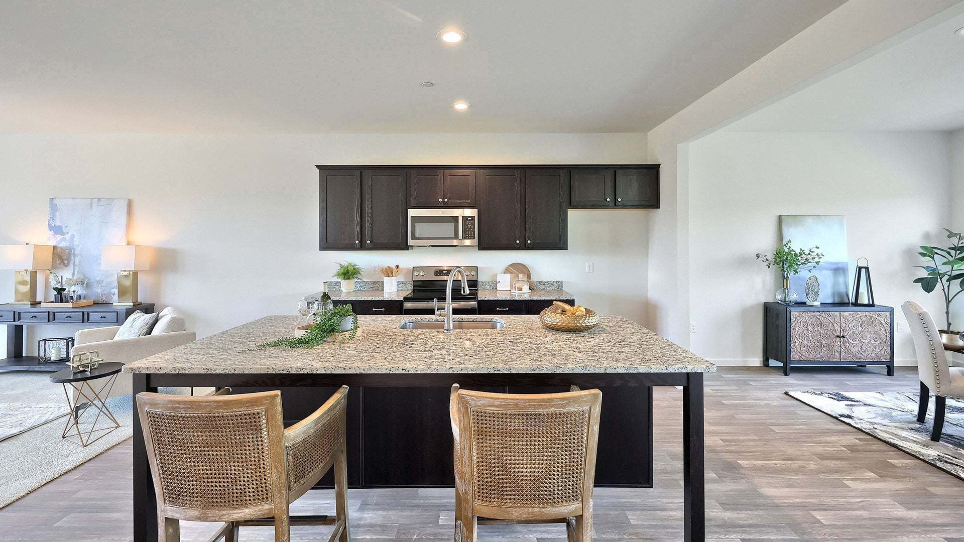 Open Kitchen Design in New Home for Sale