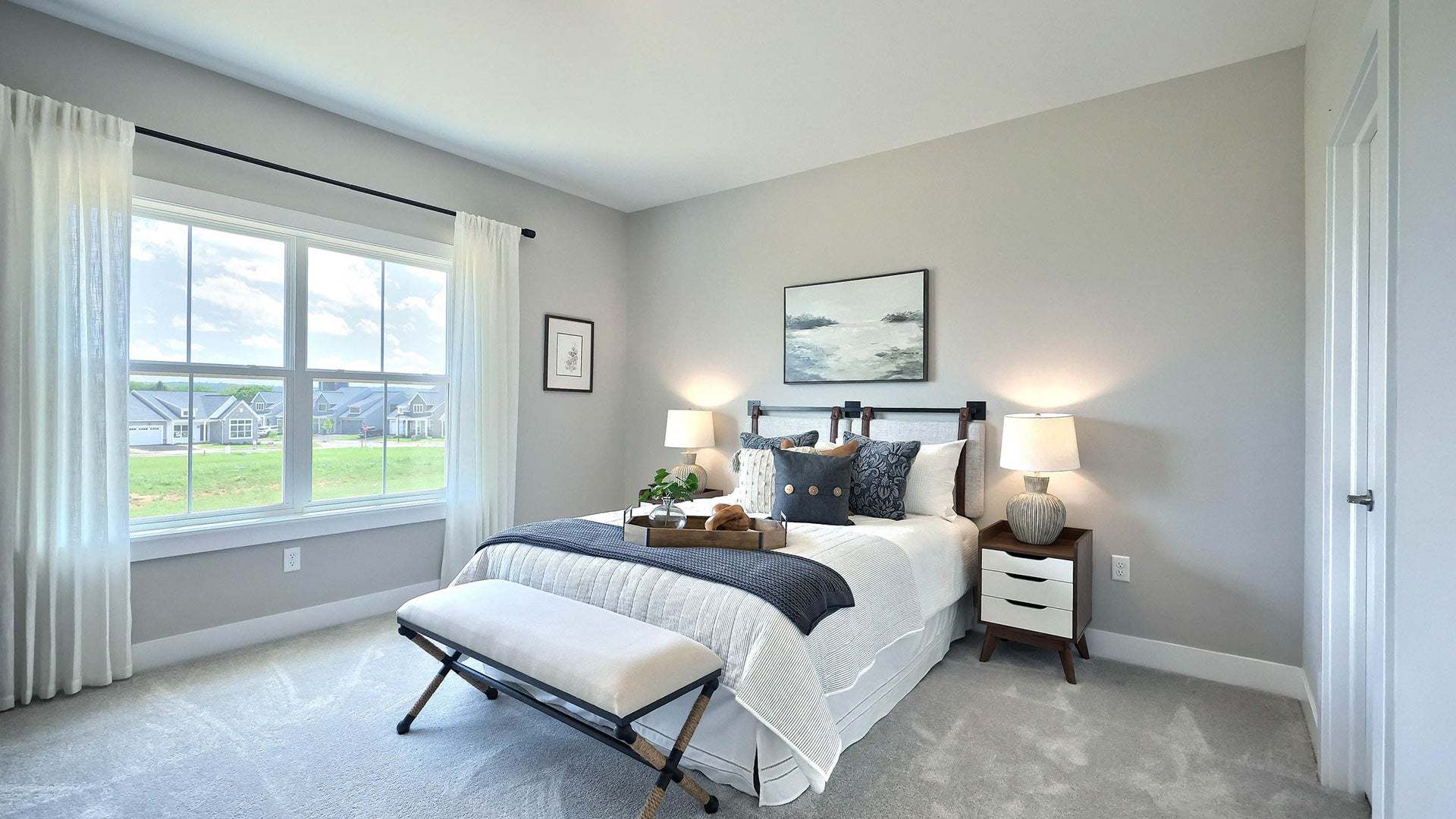 Spacious Primary Bedroom in New Home for Sale in PA