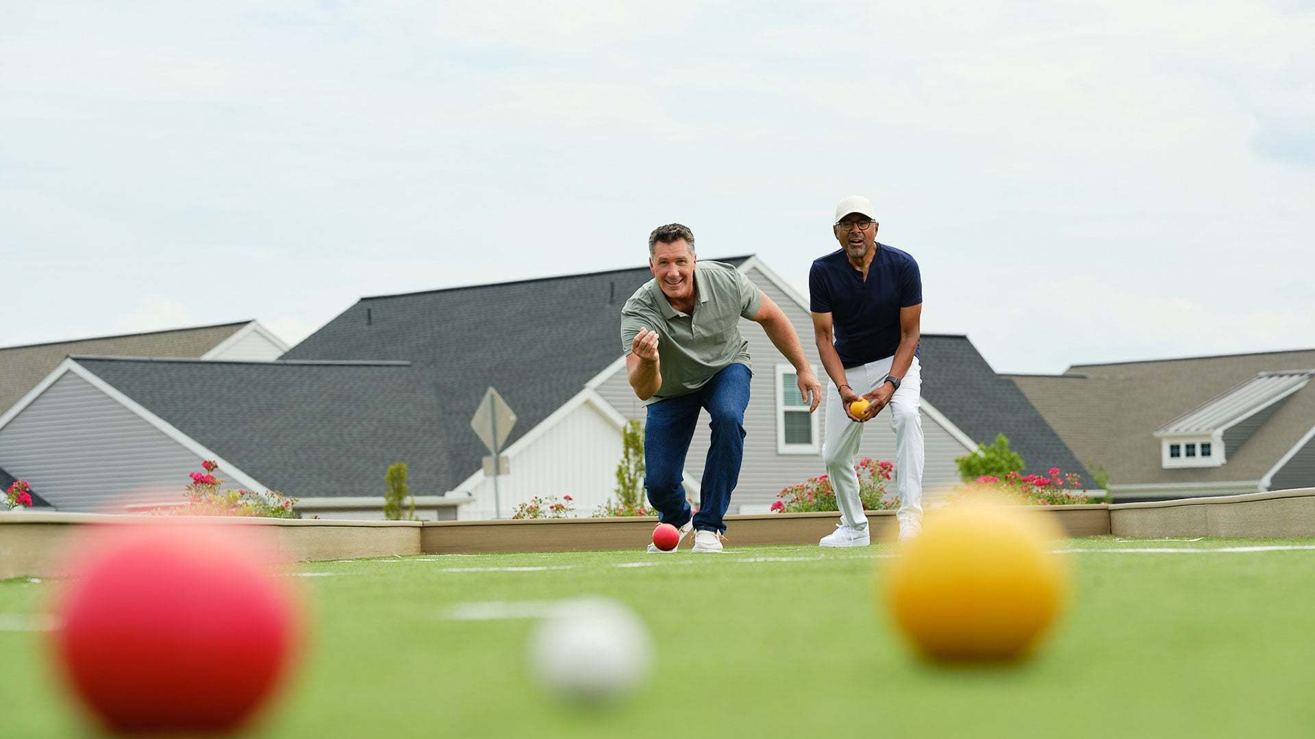 Bocce Ball at the Winding Creek 55+ Community Clubhouse in Annville PA