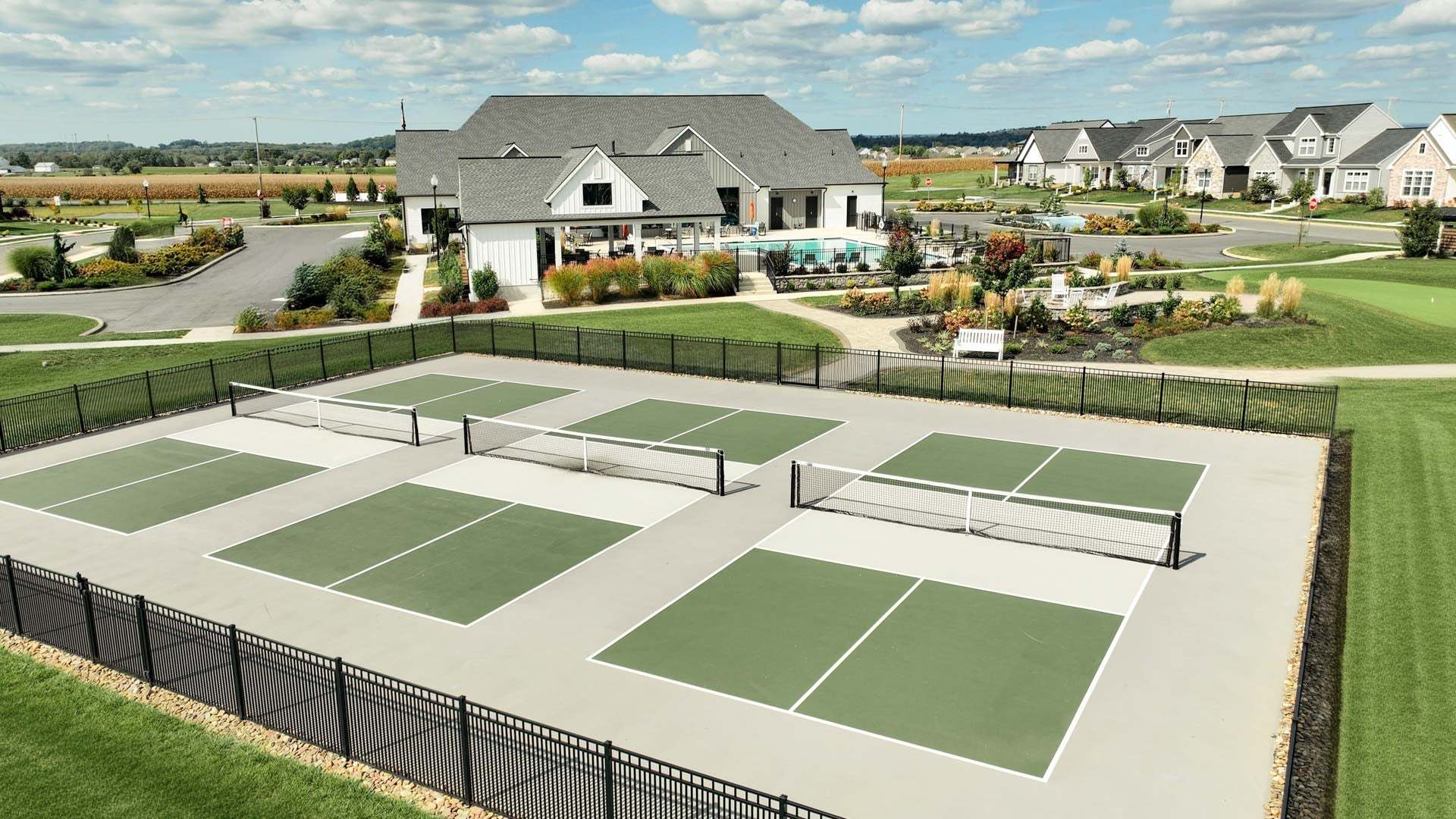 Pickleball Courts at Winding Creek 55+ Community in Annville PA