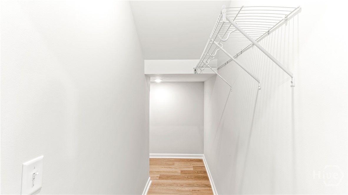 Amazing under-stairs storage space!