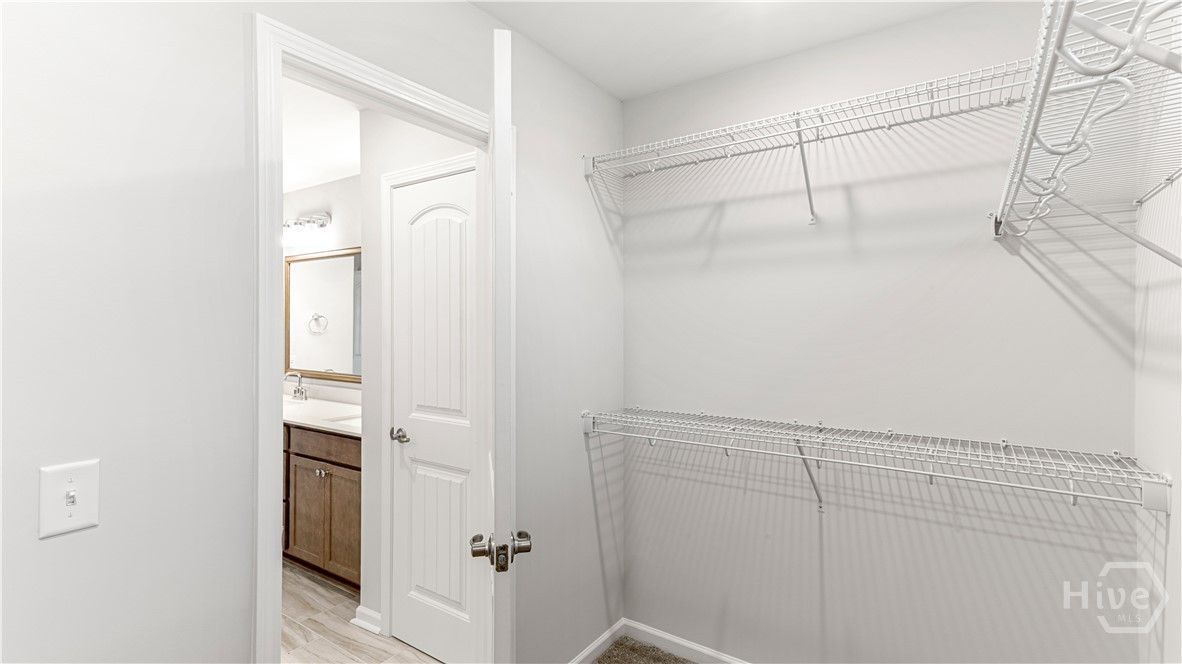 One of TWO primary closets