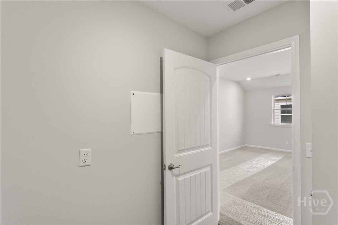Upstairs laundry room