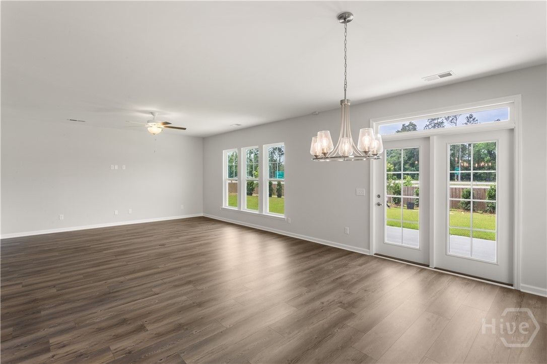 Spacious, open concept living with lots of windows