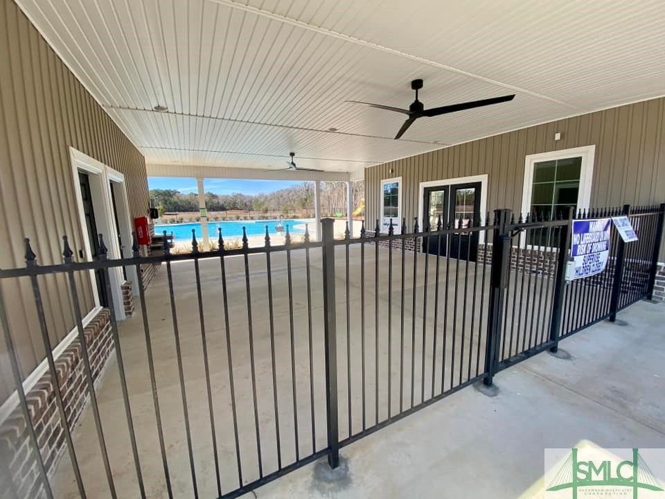 Community pavilion, bathrooms, fitness and pool