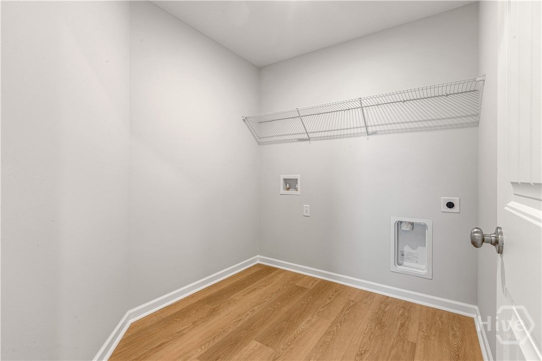 Laundry Room upstairs with bedrooms