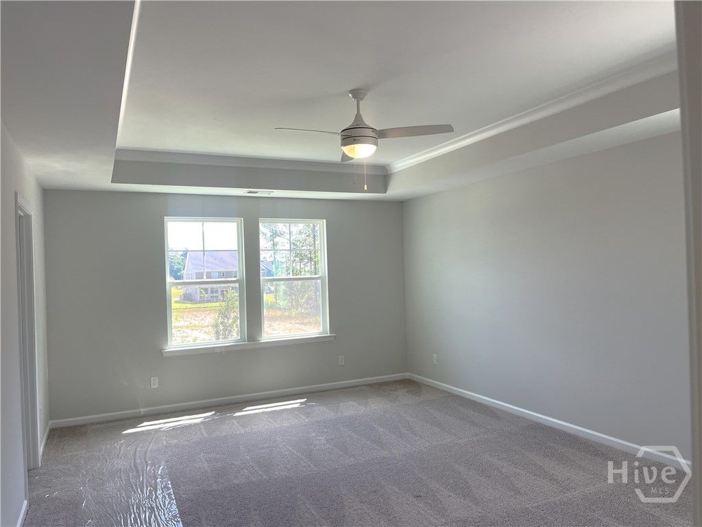 Primary Bedroom with Tray Ceiling