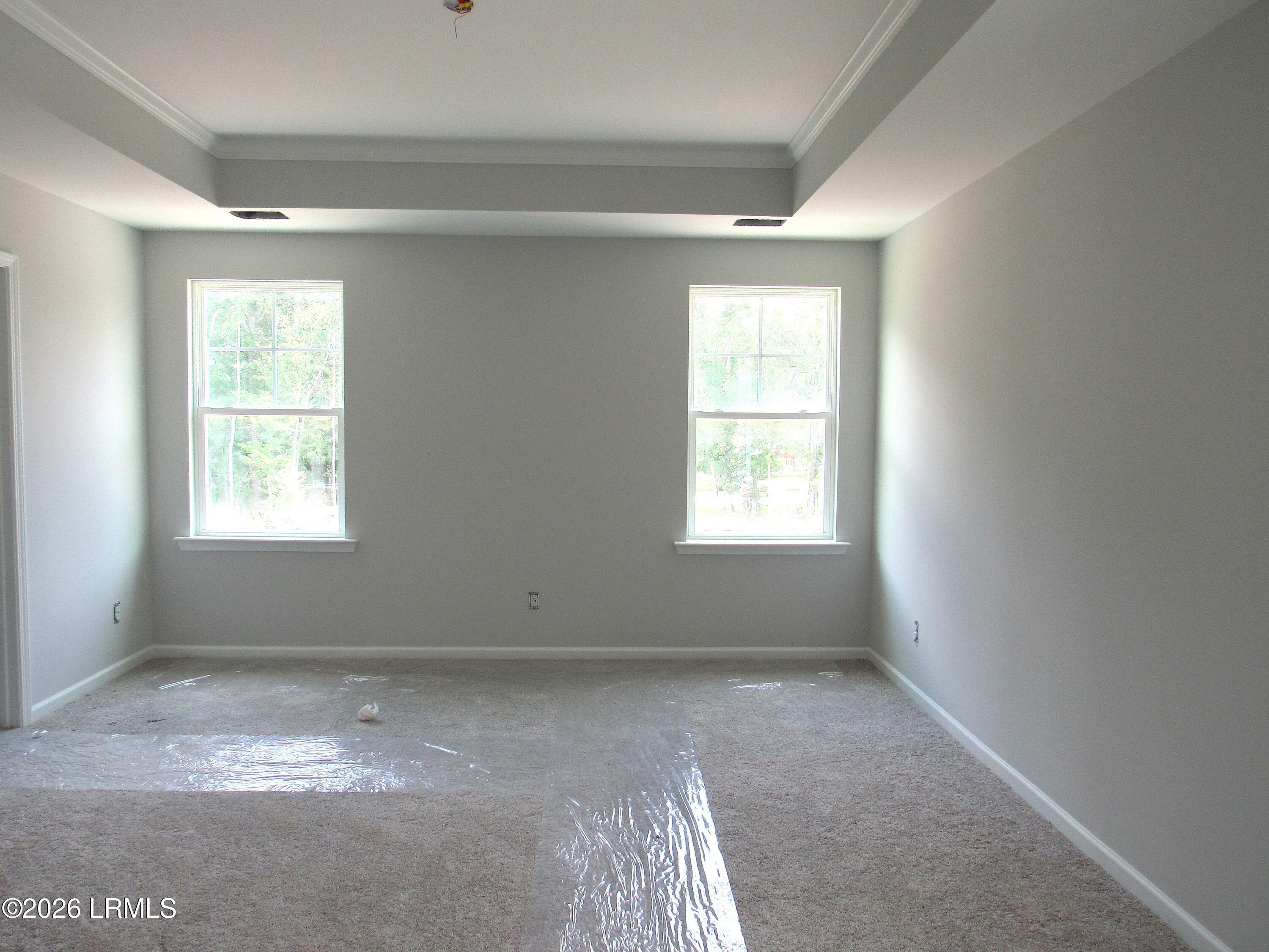 Includes tray ceiling