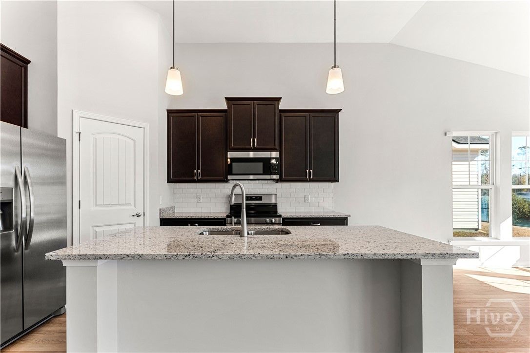 Tall 42" cabinets with Granite Countertops