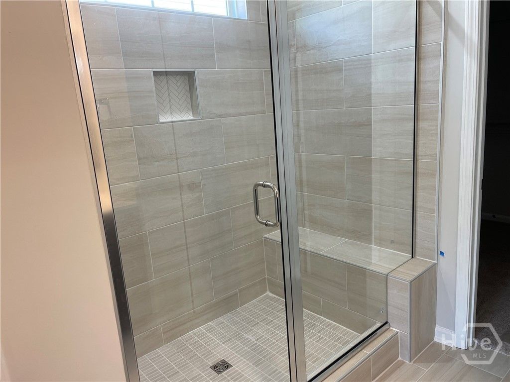 Tiled walk in Shower