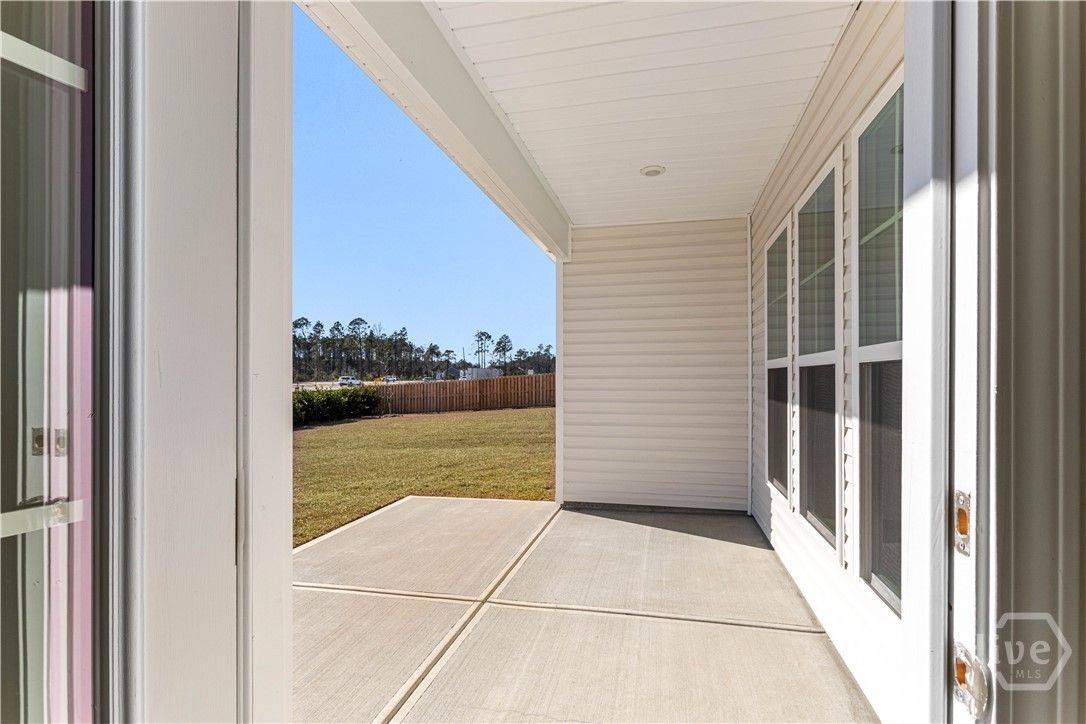 Covered Back Porch