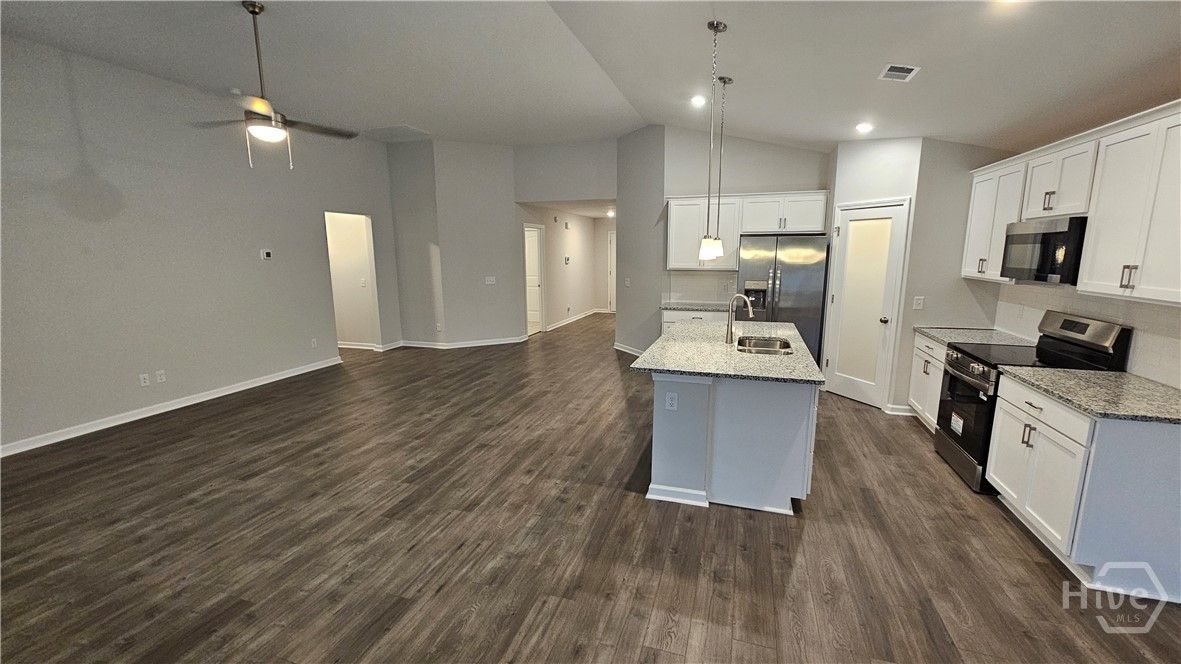Actual Home - Great Room and Kitchen -  Finished -
