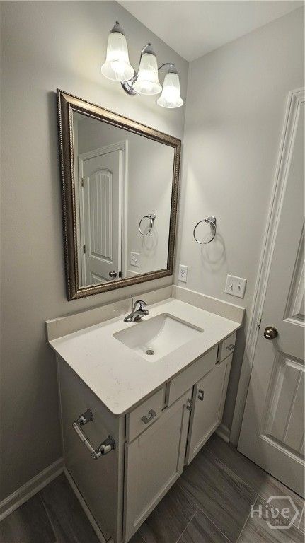 Actual Home - Vanity in Bathroom # 2 - Finished -