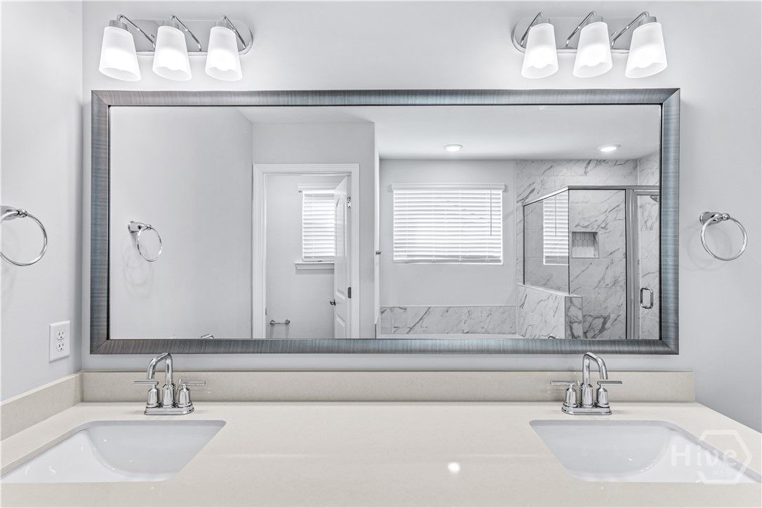 Quartz Top Double Vanity