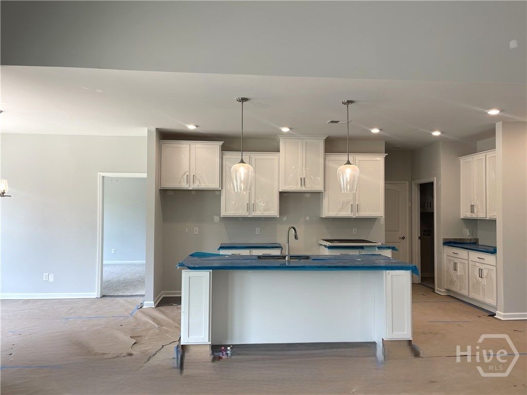 Kitchen Cabinets, Lighting and Countertops Install
