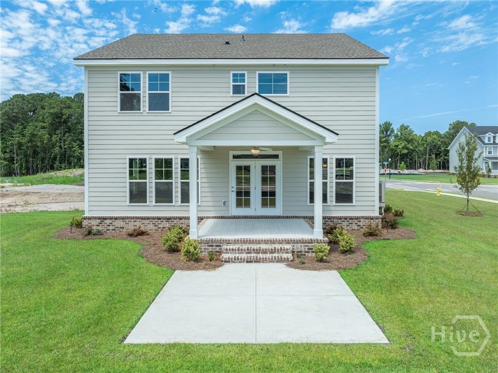 Covered Back Porch and Grilling Patio