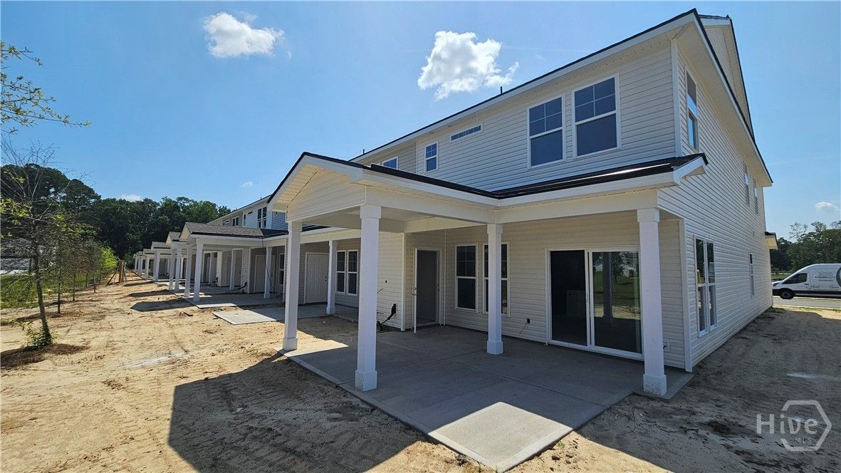 Back View of Townehomes