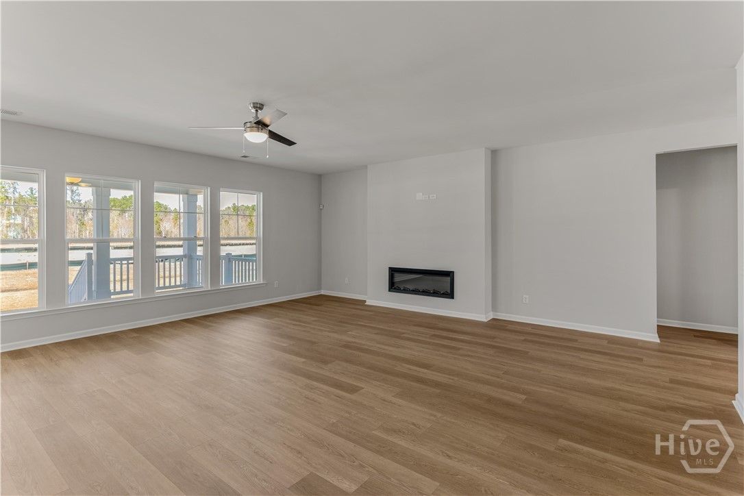 Large Family Room With Fireplace