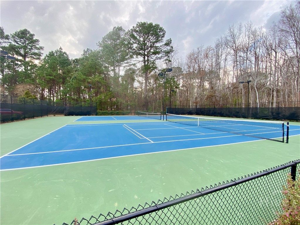 Community tennis courts