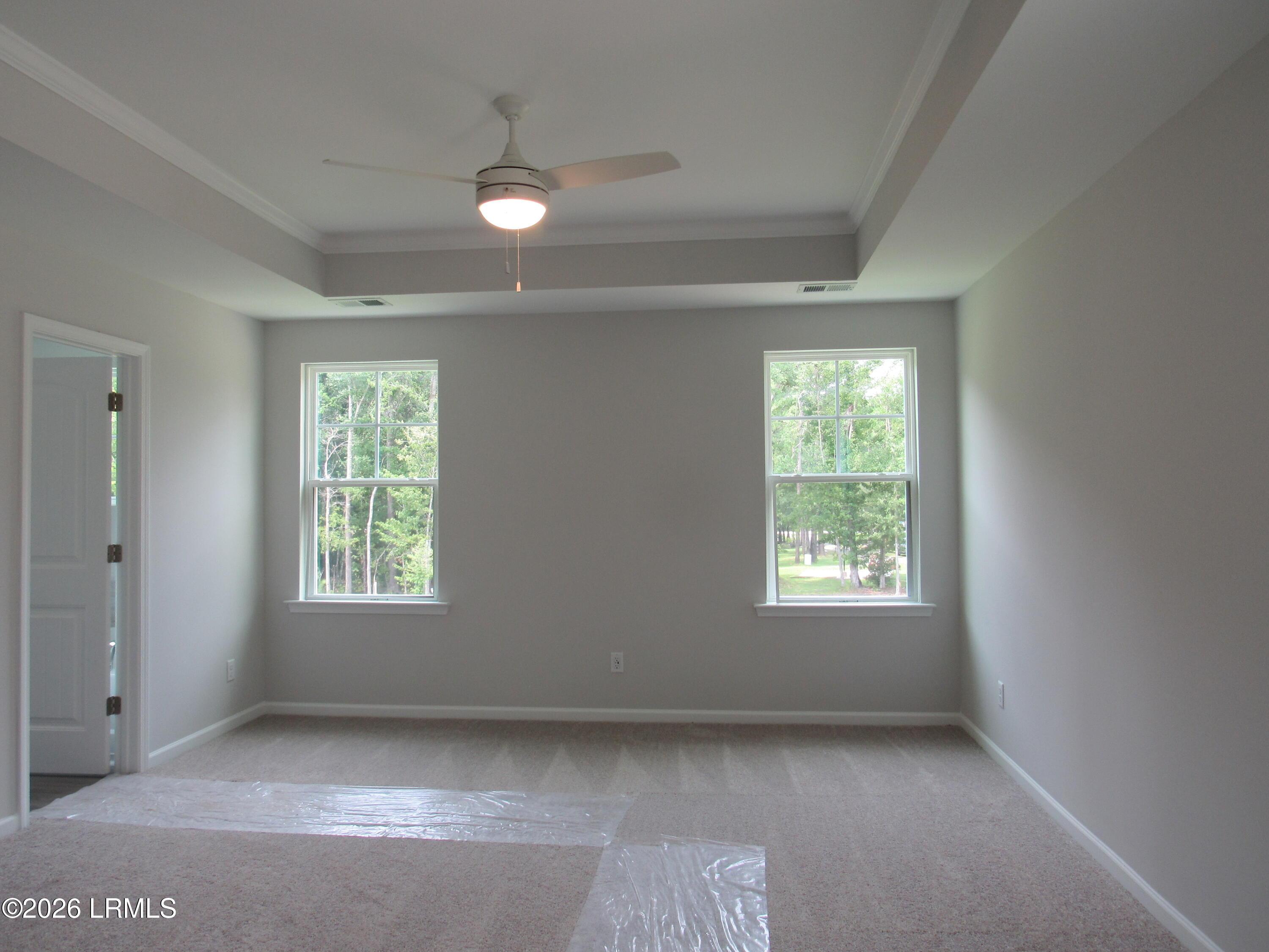 Includes tray ceiling