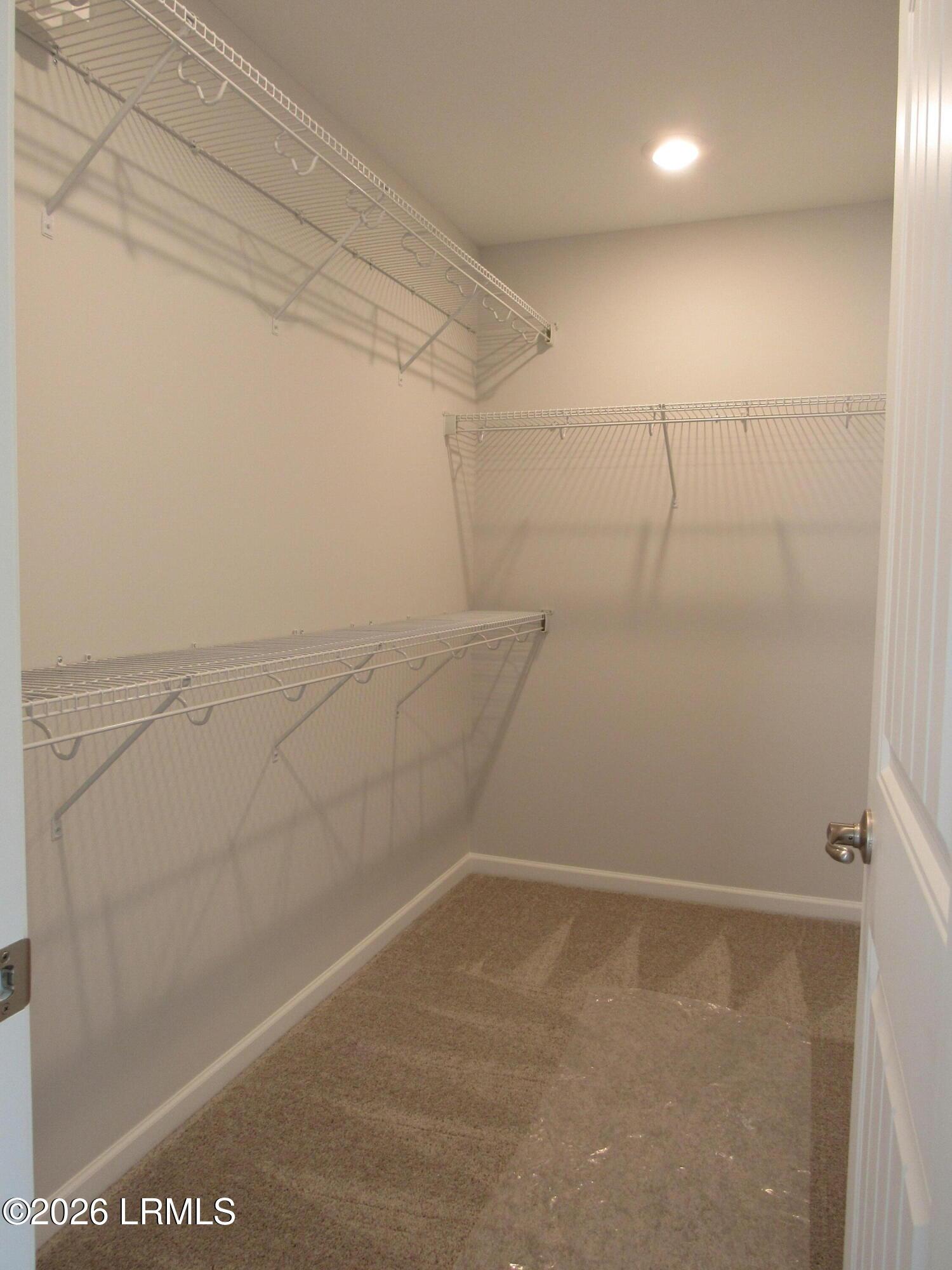 Primary closet