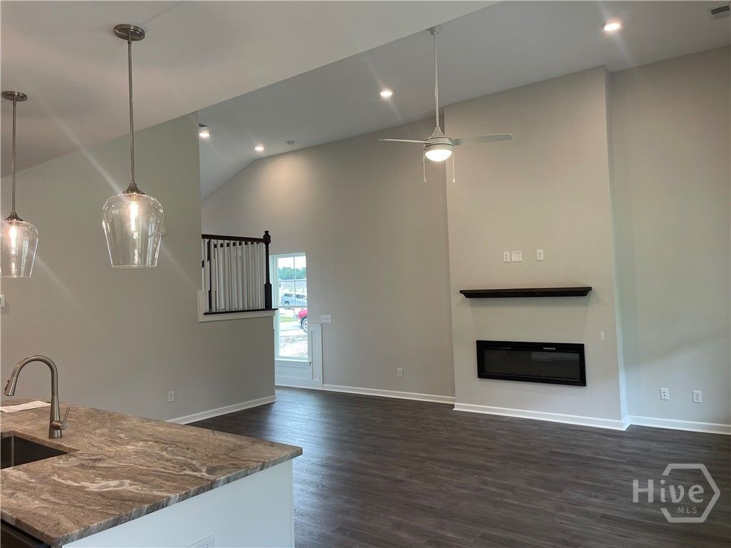 Open Vaulted Ceiling in Living Area