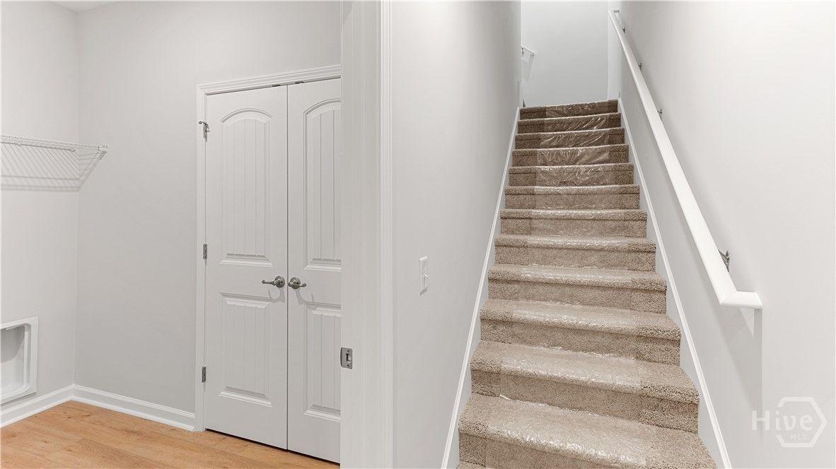 Stairs and Laundry Room