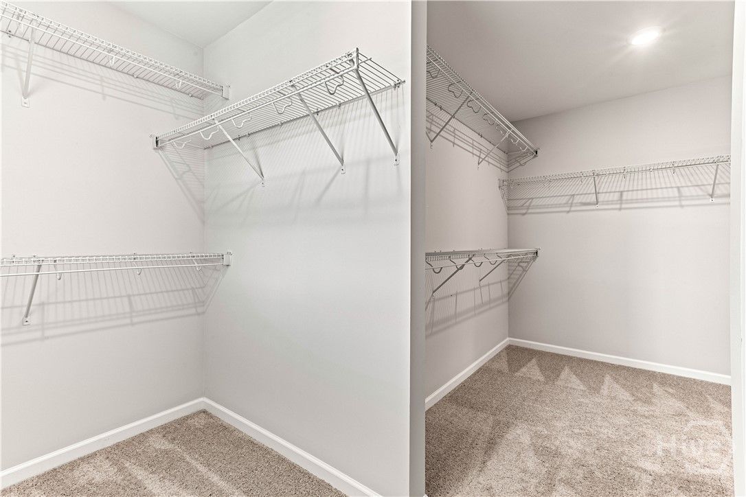 Large Closet in Primary Bedroom different angle