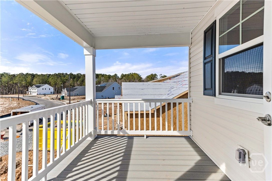 Covered Front Porch upstairs