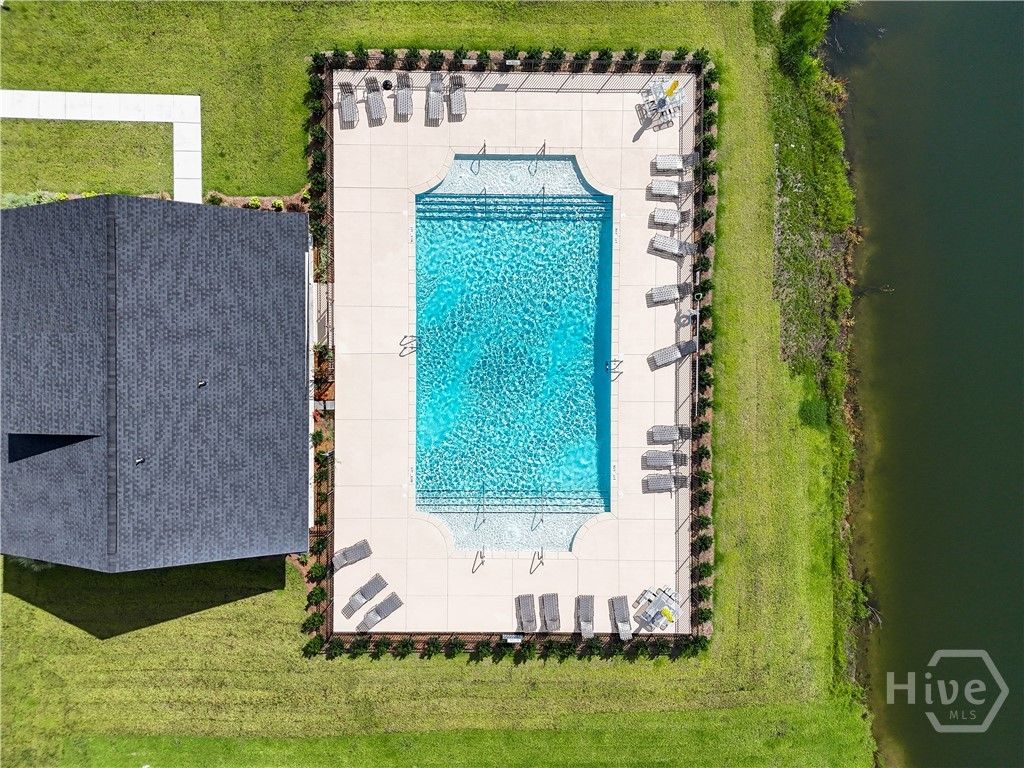 Community pool and amenity center.