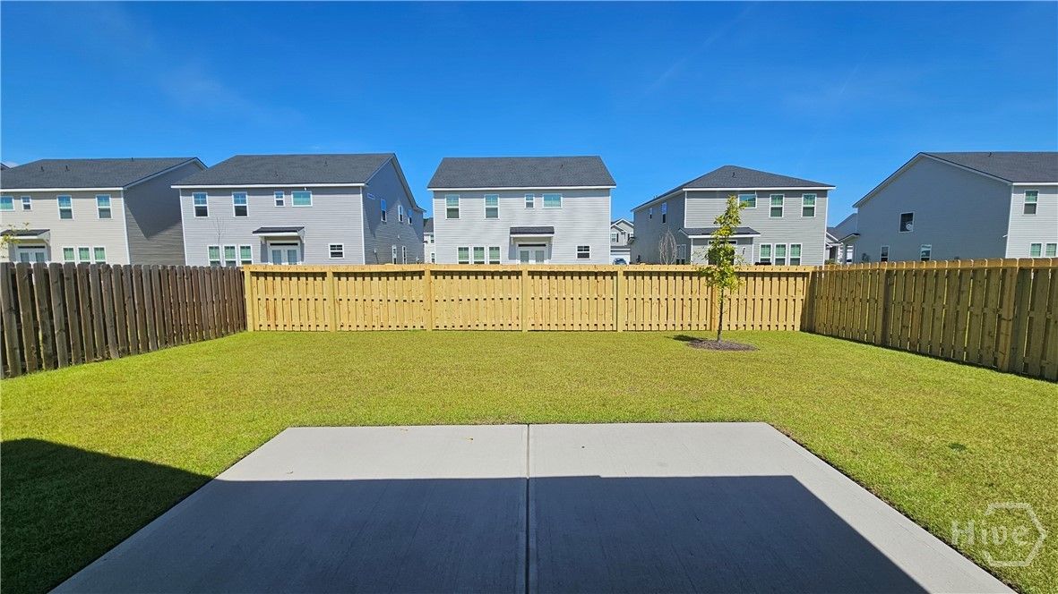 FULLY FENCED BACK YARD