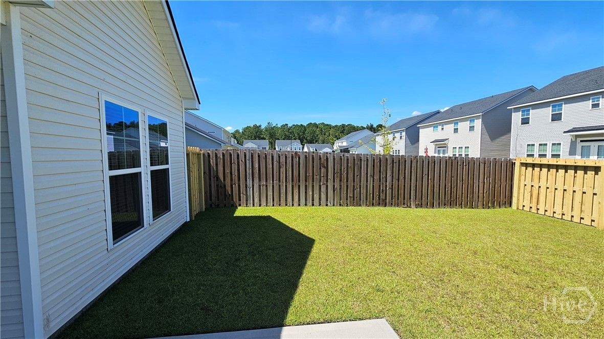 FULLY FENCED BACK YARD