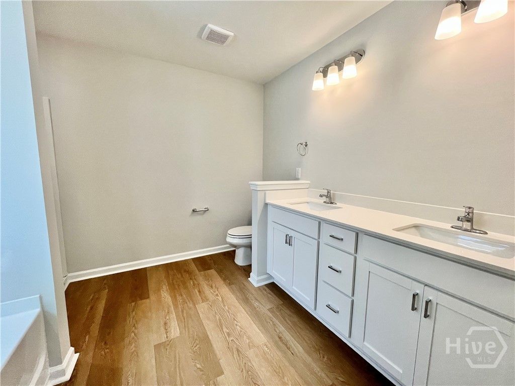 Primary bathroom. Mirror to come!  Photo taken 9.2