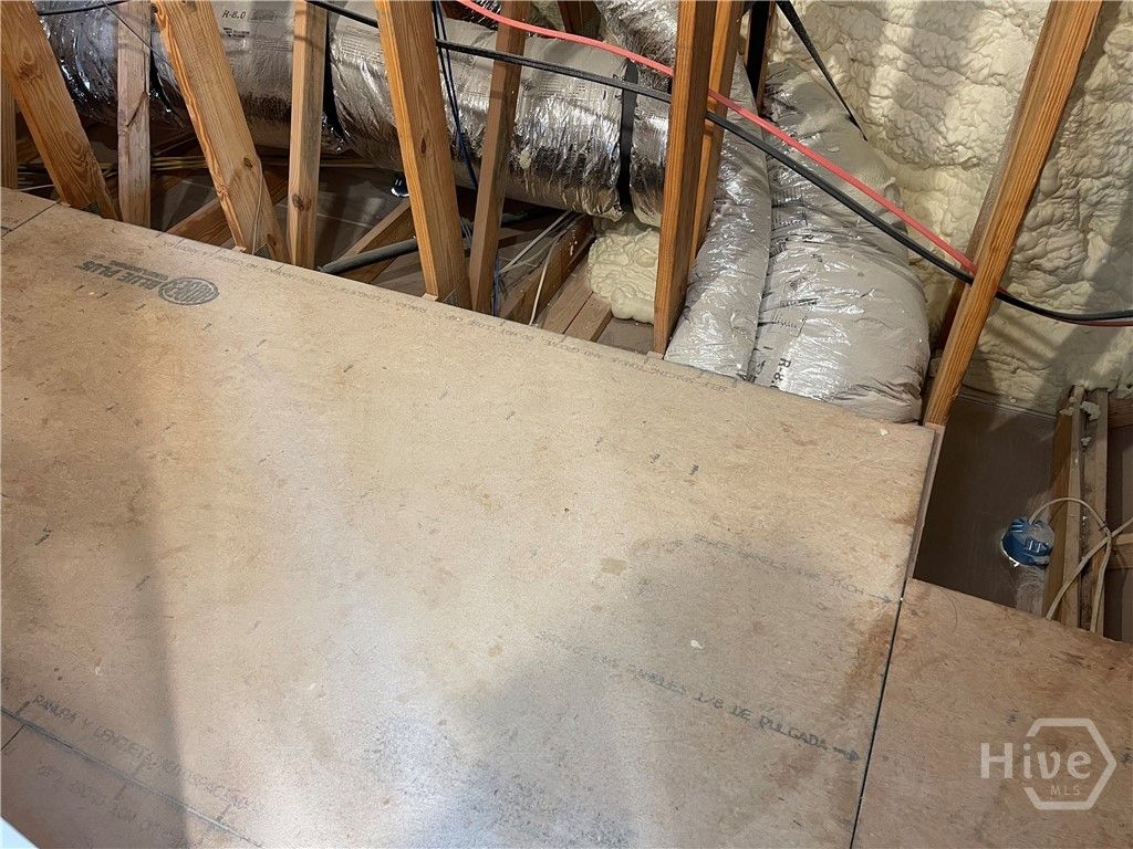 Walk out Attic Storage