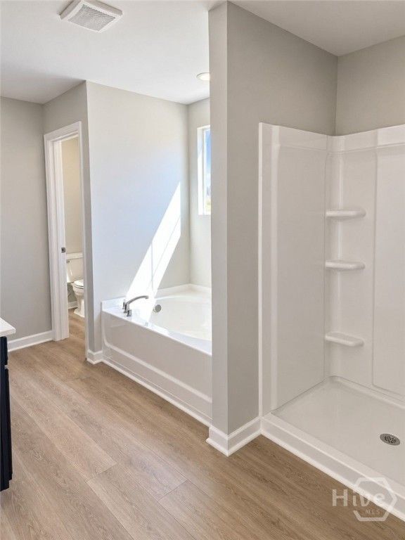 Separate Garden Tub and Shower in Primary