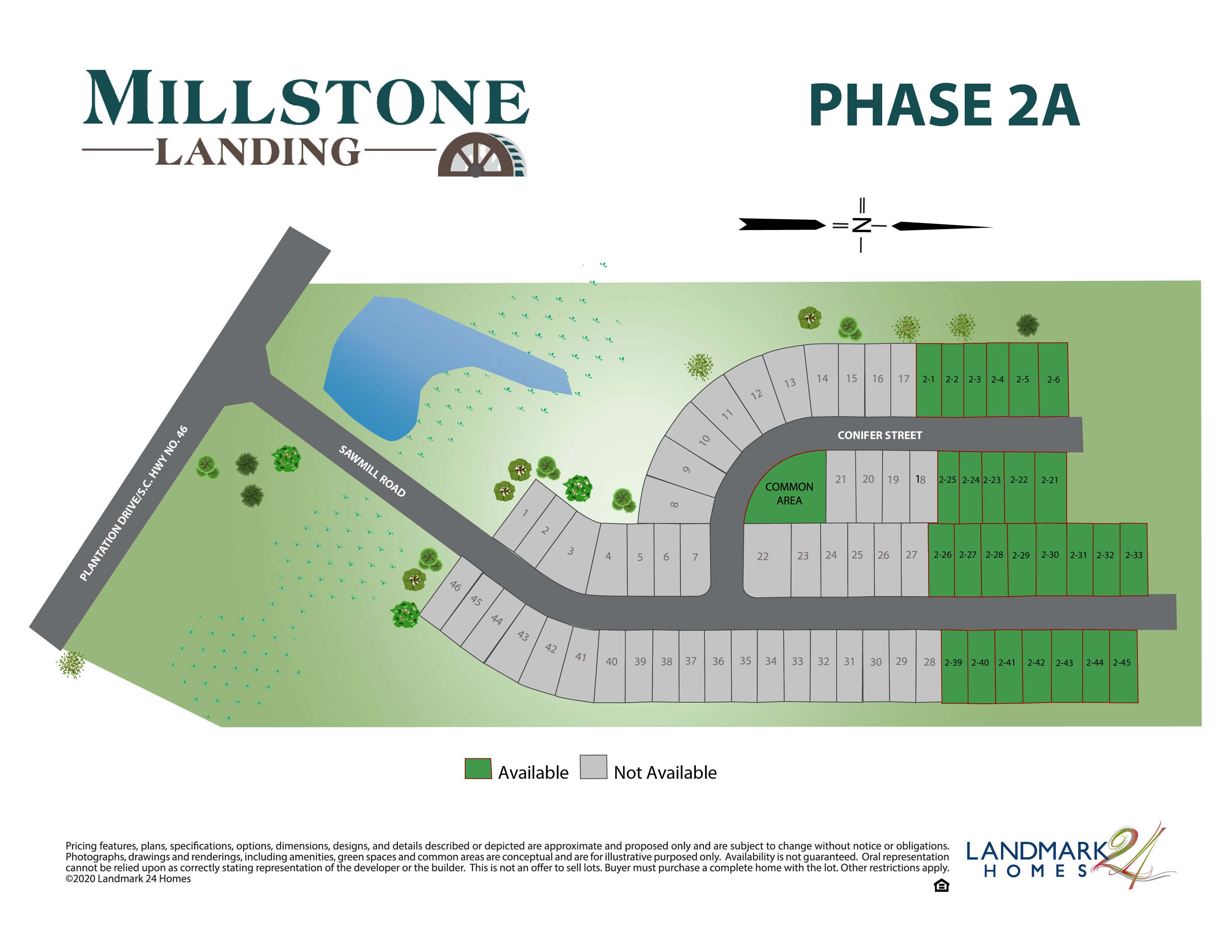 Millstone Landing in Hardeeville, SC New Homes by Landmark 24 Homes