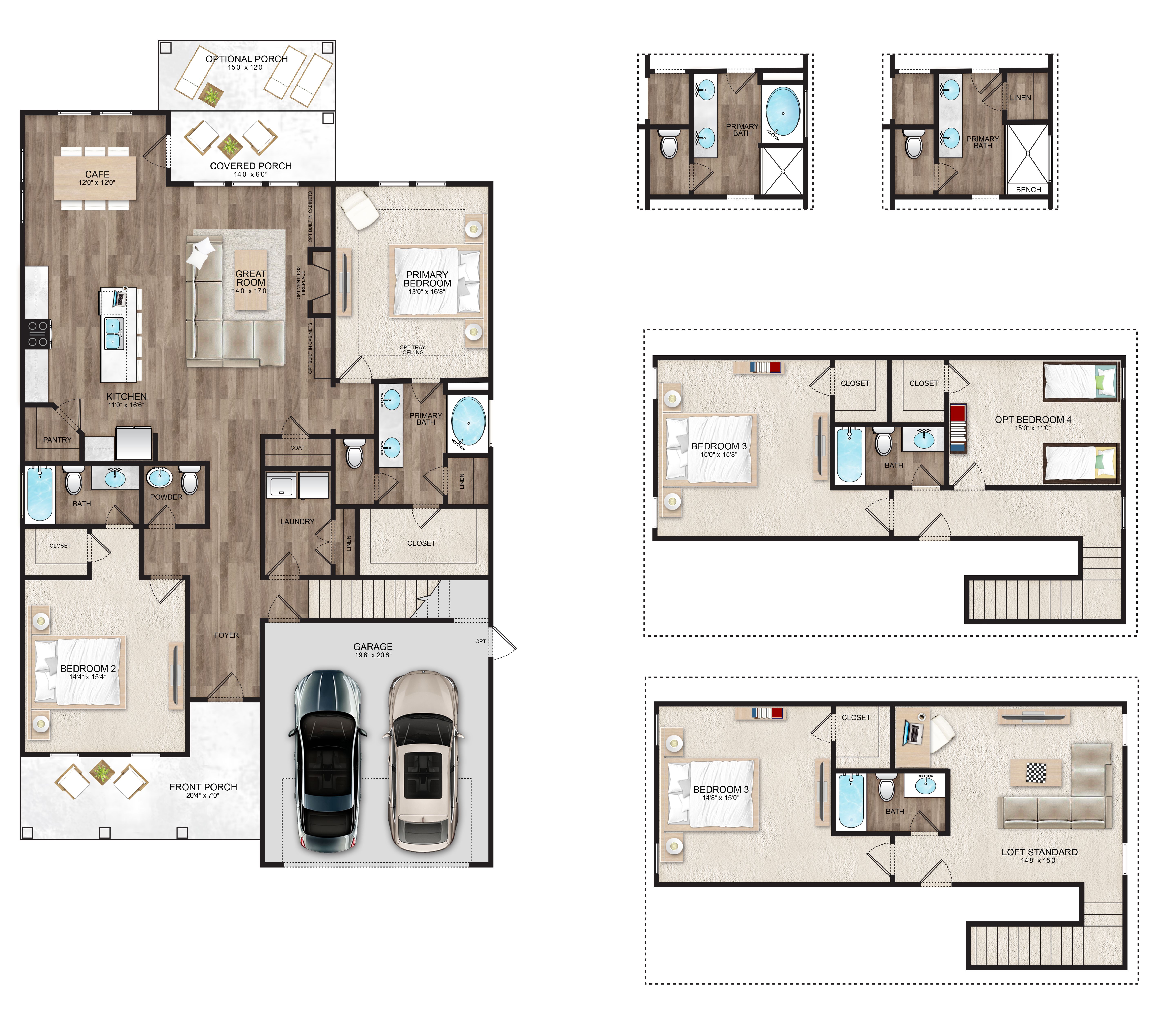 Pinehurst II Floor Plan
