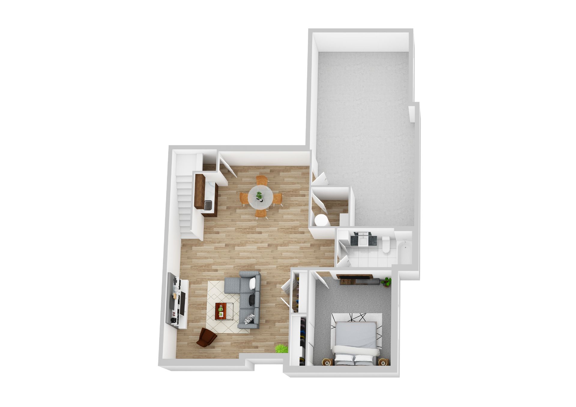 Included Partially-Finished Basement